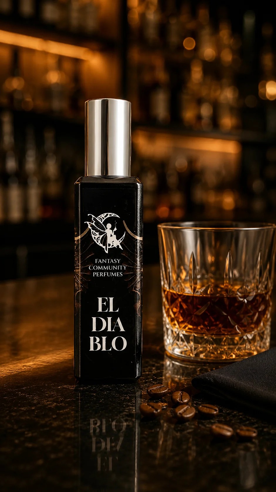 El Diablo by Fantasy Community Perfumes — dark chocolate rum gourmand perfume, collection banner