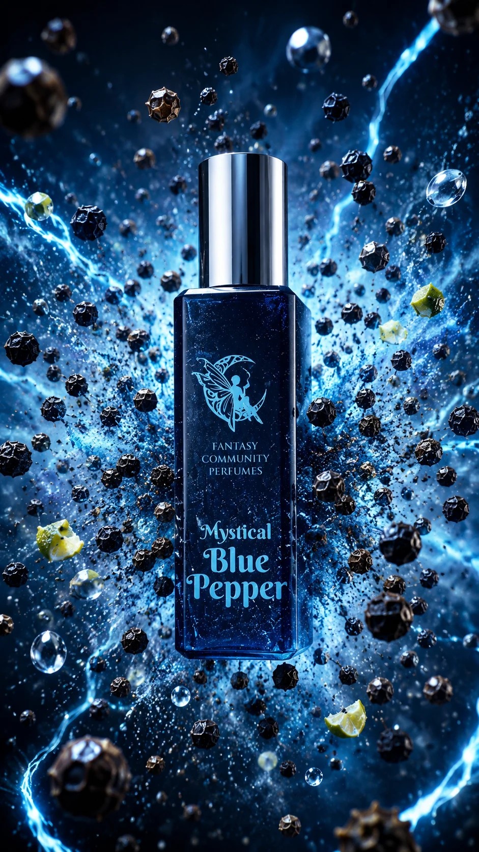 Mystical Blue Pepper heart notes — blue pepper, lavender, star anise, nutmeg and sandalwood