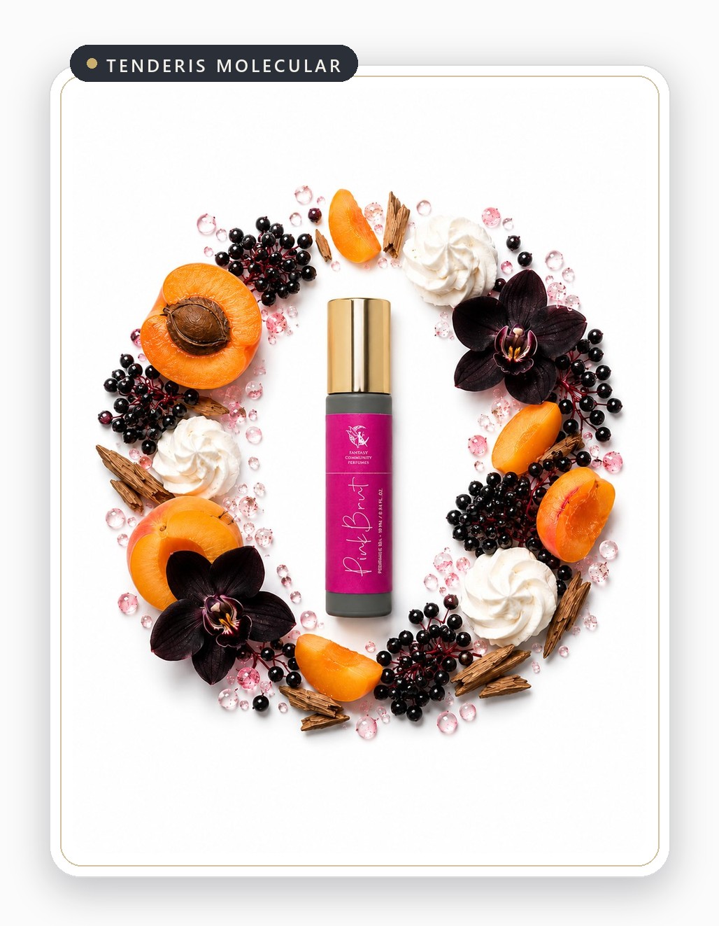Pink Brut oil roller