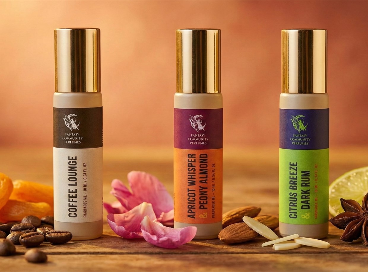 Wardrobe 24/7 — three oil rollers for three moods